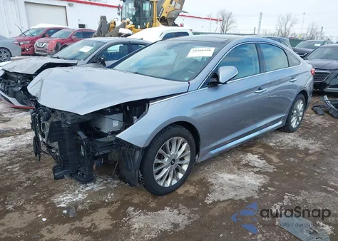 2015 Hyundai Sonata Limited из США, поврежденный, VIN 5NPE34AF9FH056294
